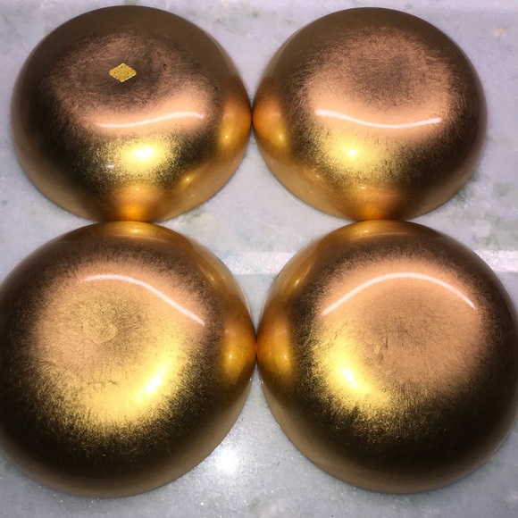 2 Otagiri Gold Lacquerware Mid-century Bowls - Picture 4 of 7